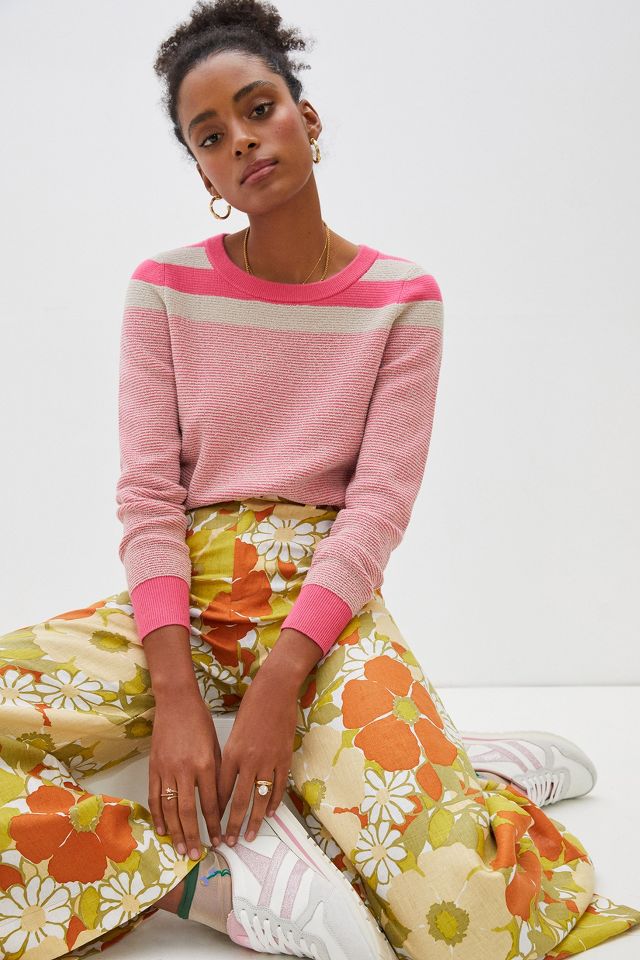 Anthropologie sale pink sweater