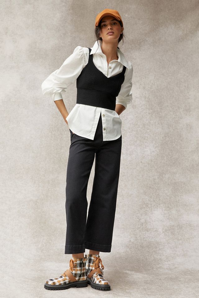 Maeve Cashmere Cropped Tank #2