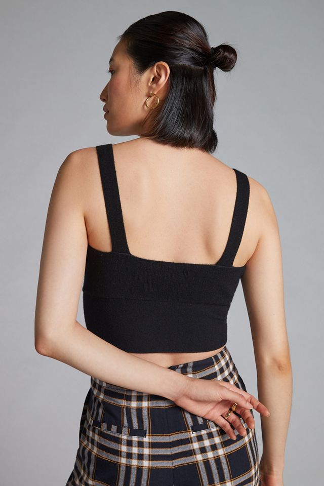 Maeve Cashmere Cropped Tank #5