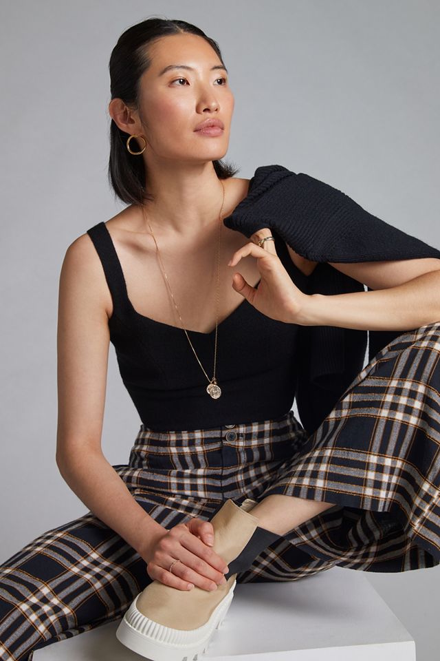 Maeve Cashmere Cropped Tank #3
