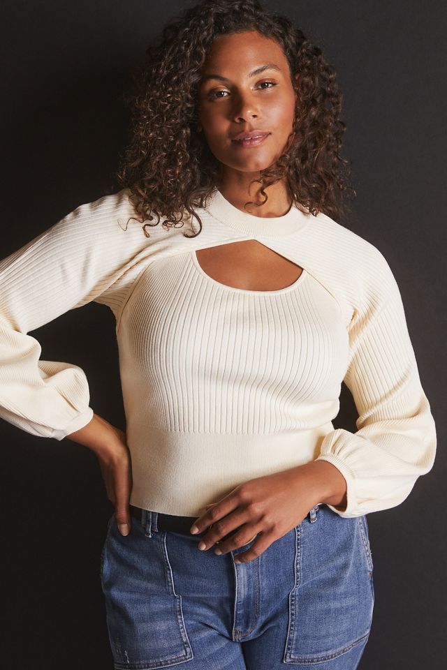 Maeve Courtney Twofer Pullover #4