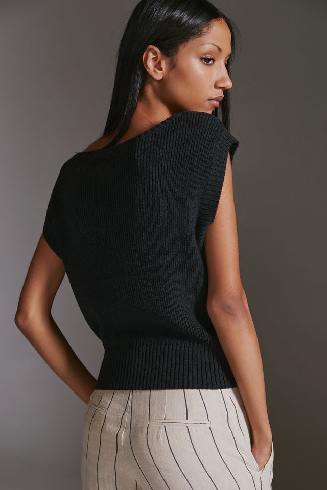 Maeve Boatneck Sweater Vest #3