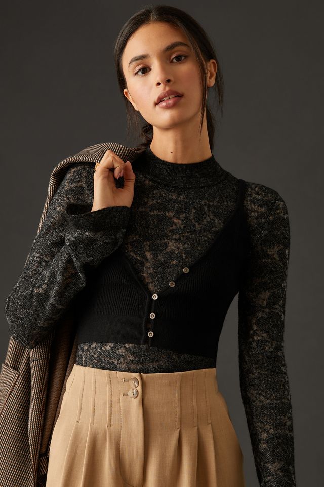 By Anthropologie Hanna Sweater Bra Top Anthropologie