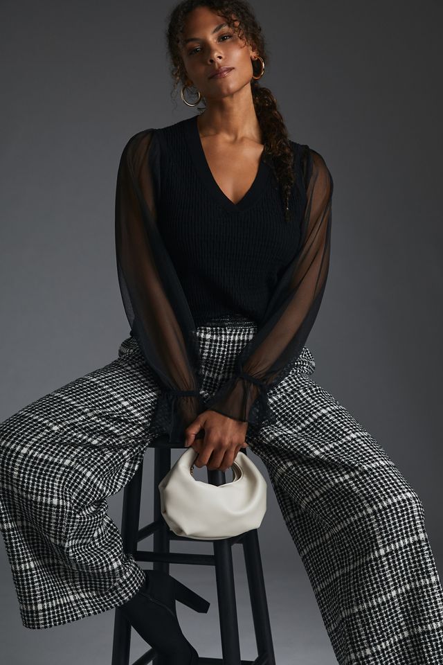 Maeve Sheer-Sleeve Sweater #5