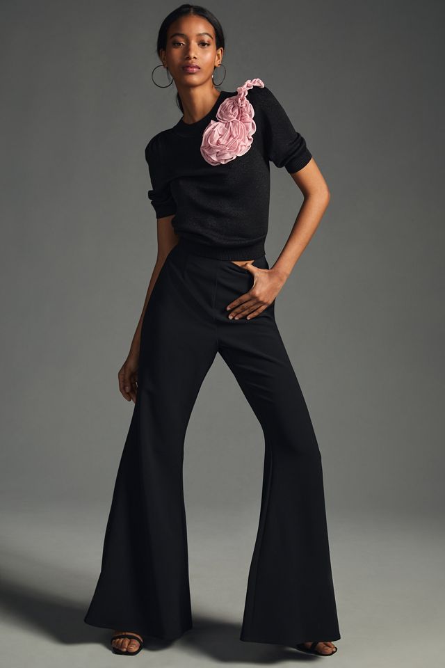 Maeve Floral Appliqué Sweater #3