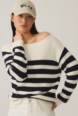 Festive striped hot sale jumper anthropologie