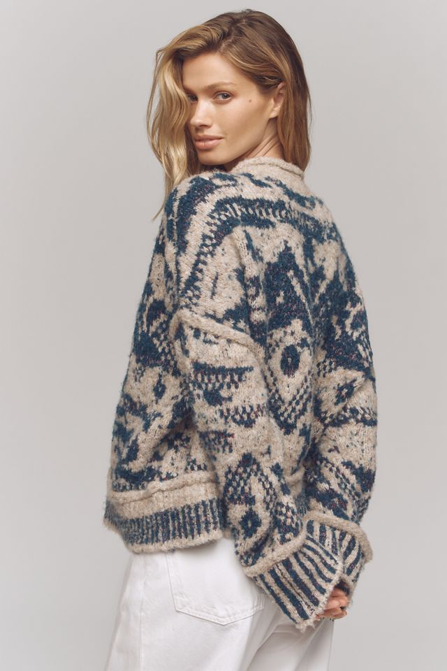 Pilcro Relaxed Roll-Neck Sweater #1