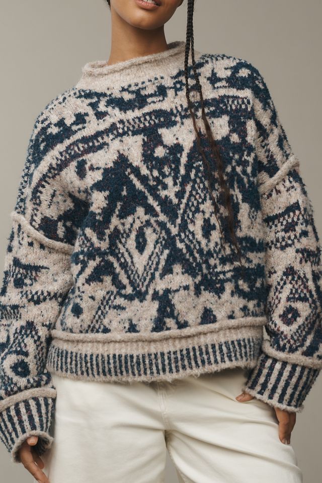 Pilcro Relaxed Roll-Neck Sweater #8