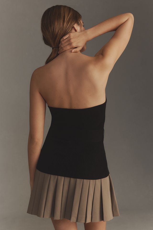 By Anthropologie Belted Knit Tube Top #1