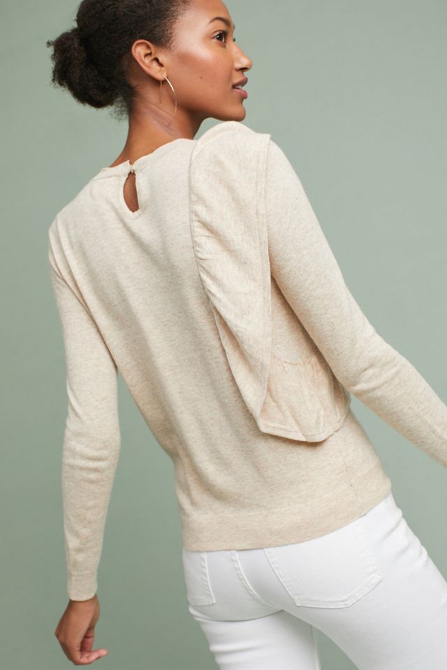 Ruffle-Draped Pullover #3