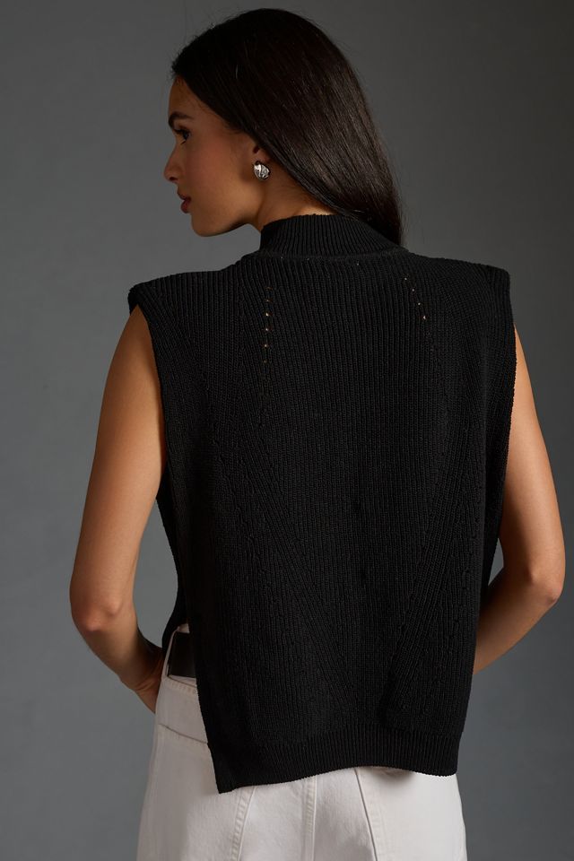 Pilcro Mock Neck Layering Sweater Vest #2