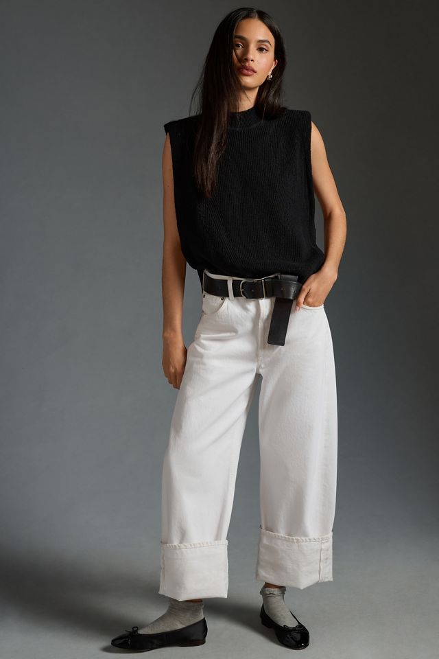 Pilcro Mock Neck Layering Sweater Vest #3
