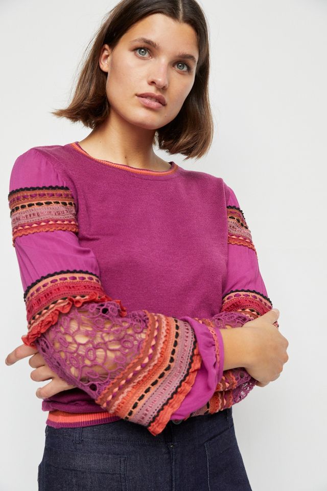 Emeryl Lace Pullover