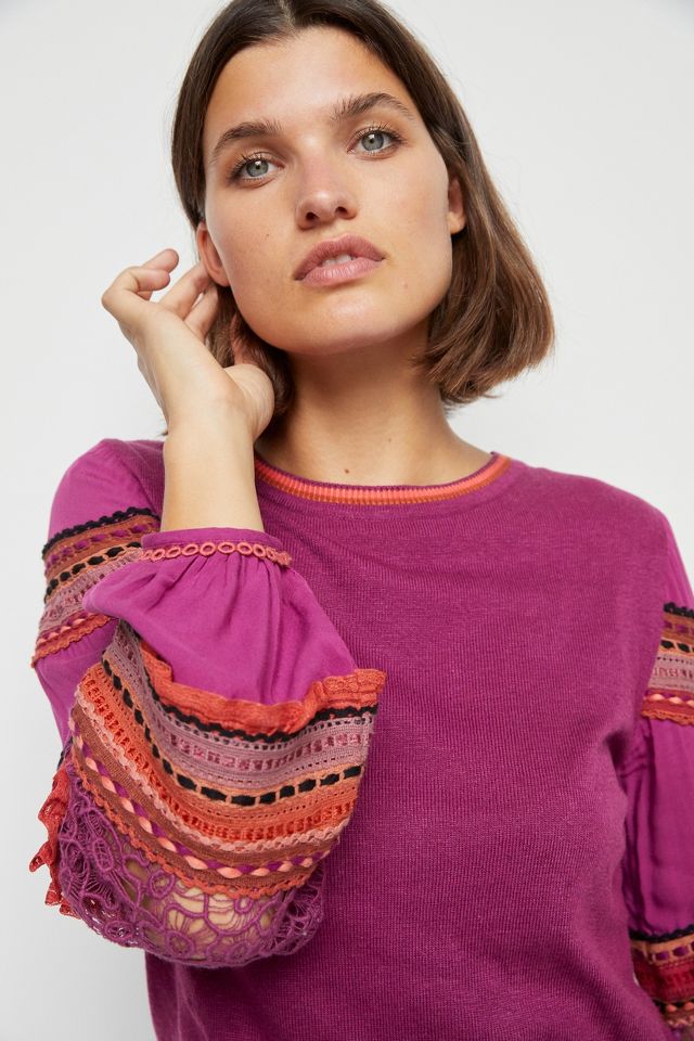 Emeryl Lace Pullover