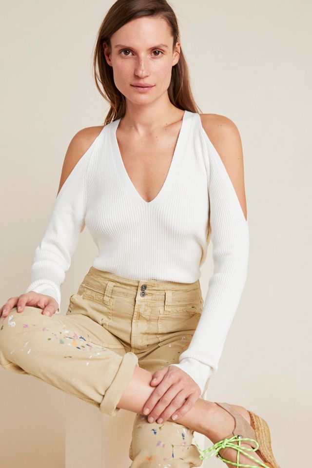 Fontaine Open-Shoulder Sweater