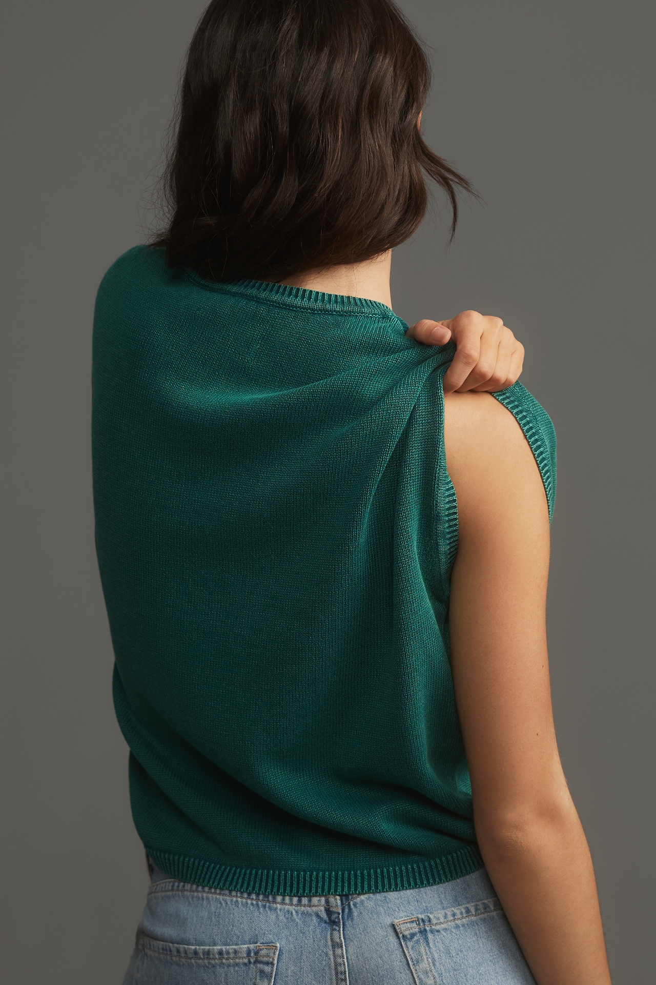 Pilcro Graphic Muscle Sweater Tank
