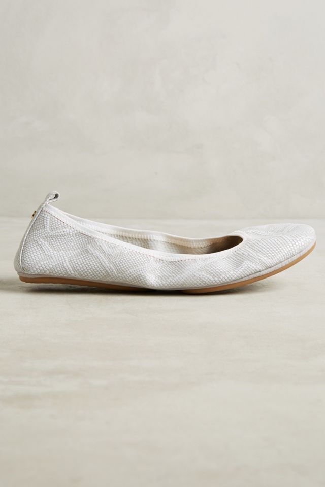 Yosi Samra Embossed Ballet Flats #1