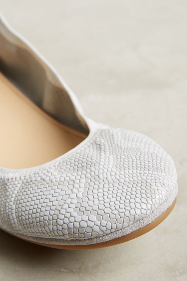 Yosi Samra Embossed Ballet Flats #3