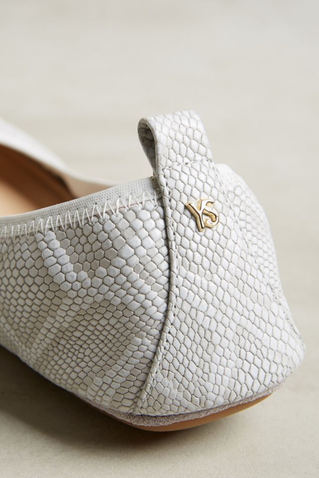 Yosi Samra Embossed Ballet Flats #4