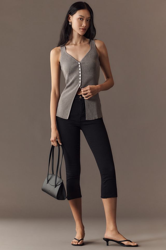 Endless Rose V-Neck Long Cardigan Sweater Tank #1