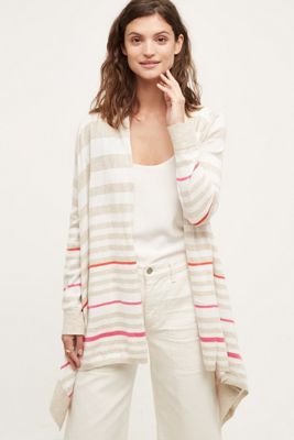 Gradient High-Low Cardigan 