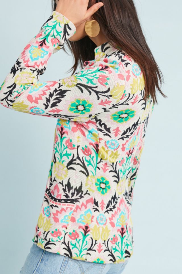 Floral Intarsia Jacket #3