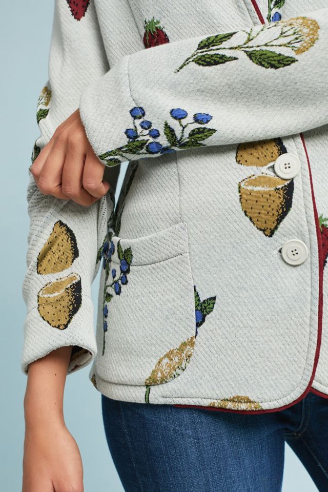 Harvest Intarsia Blazer #1