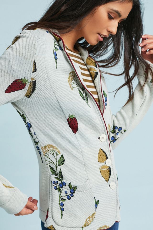 Harvest Intarsia Blazer #2