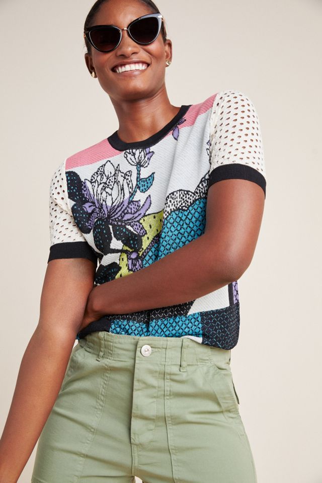 Ranunculus Sweater Tee | Anthropologie