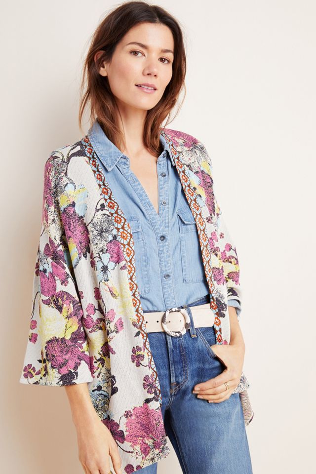 Simone Floral Cardigan | Anthropologie