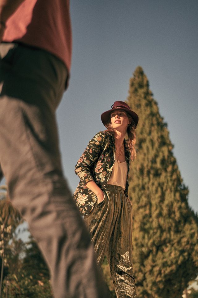 Floral Intarsia Blazer #5