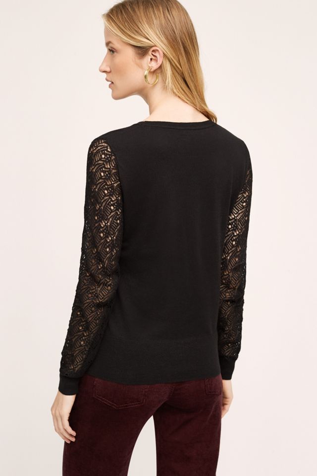 Rea Pointelle Pullover #1