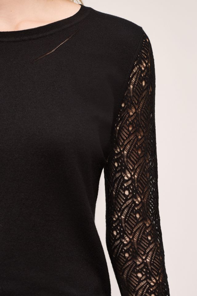 Rea Pointelle Pullover #2