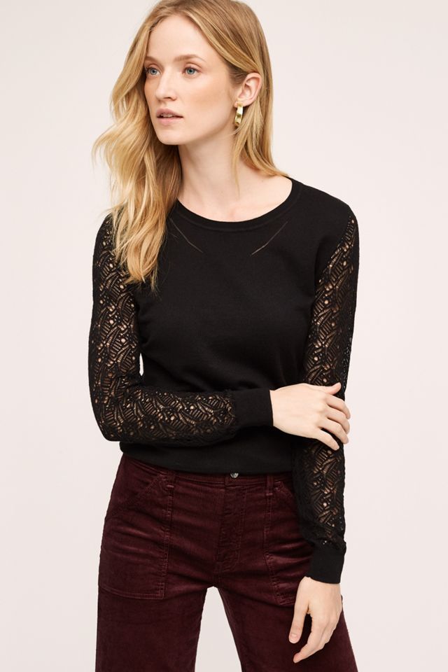 Rea Pointelle Pullover