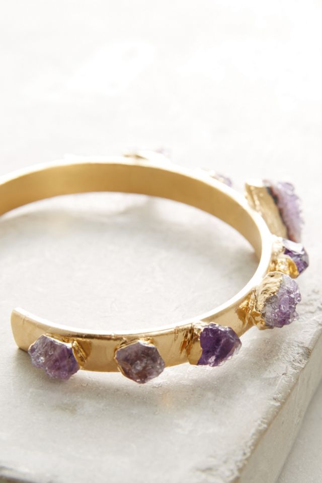 Amethyst Narrow Cuff #1