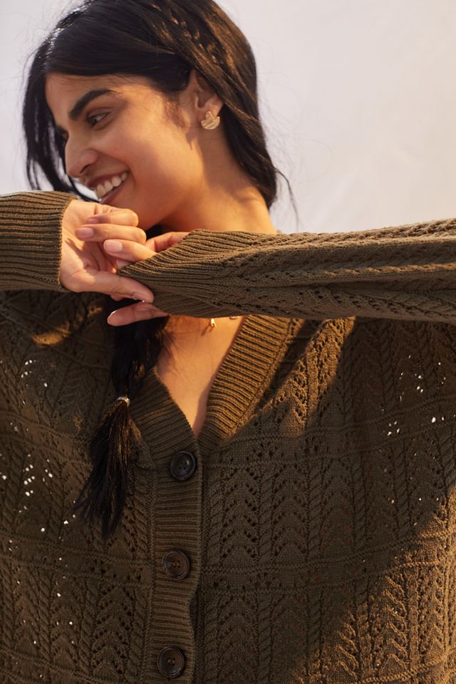 Olive Cardigan #1
