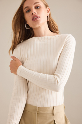 Selected  Signe Boat-Neck Top