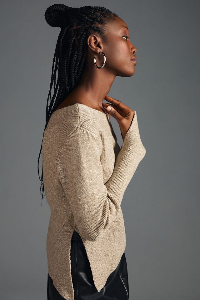 ASTR The Label Aldari One-Shoulder Sweater #2