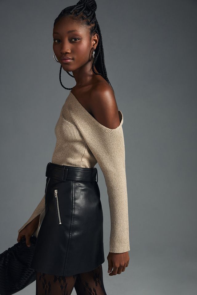 ASTR The Label Aldari One-Shoulder Sweater #3