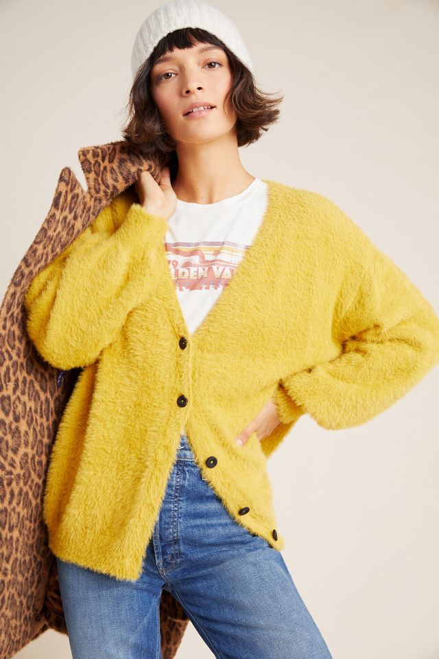 Catie Eyelash Cardigan Anthropologie