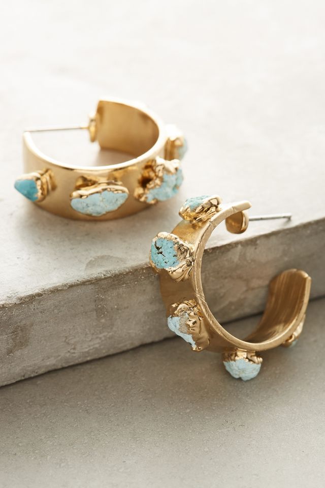 Anthropologie turquoise deals earrings