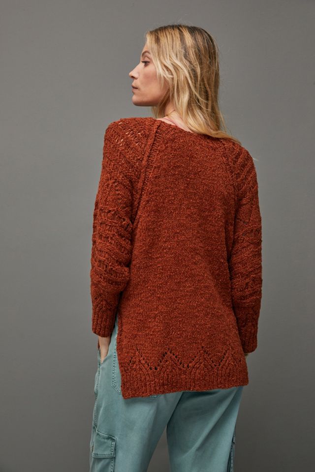 Pilcro Luna Pointelle Tunic Sweater #1