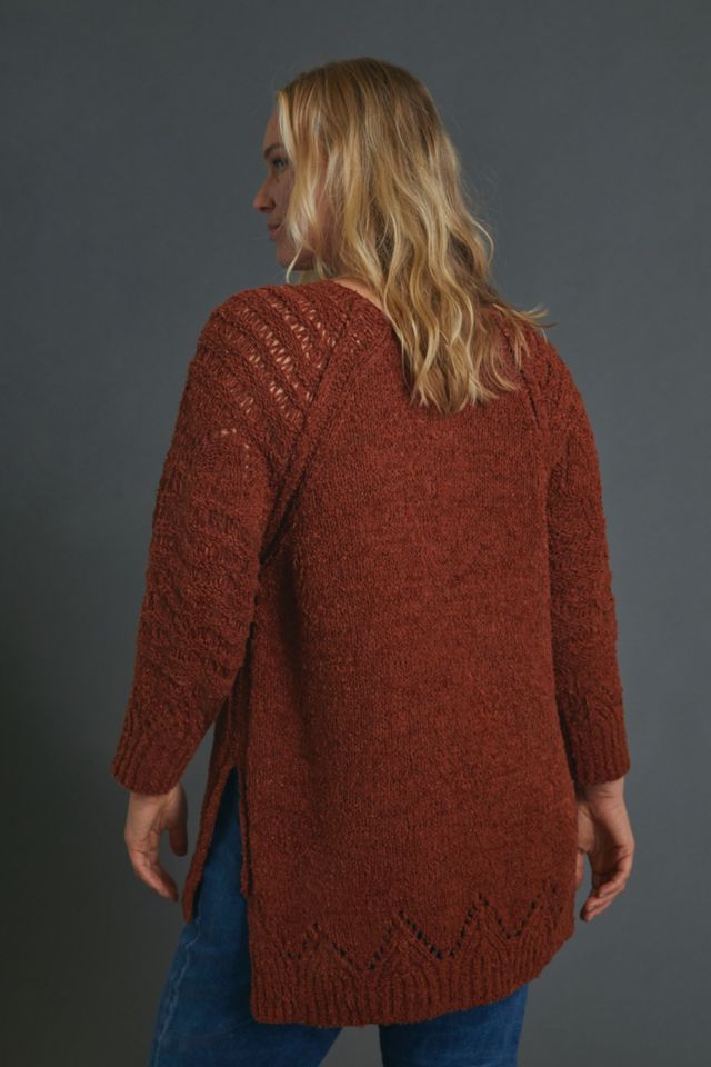 Pilcro Luna Pointelle Tunic Sweater #5
