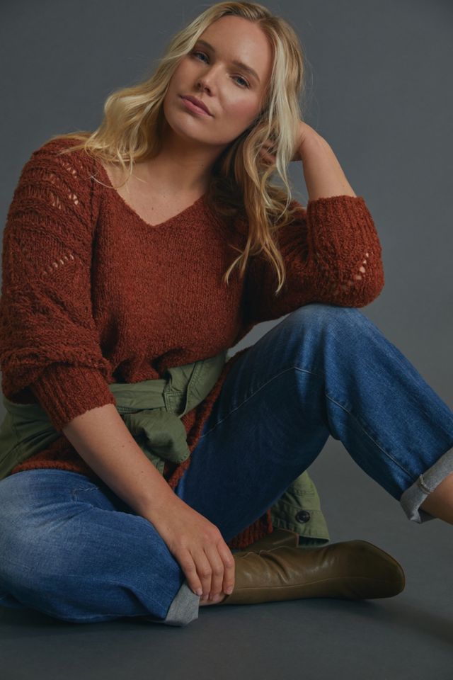 Pilcro Luna Pointelle Tunic Sweater #4
