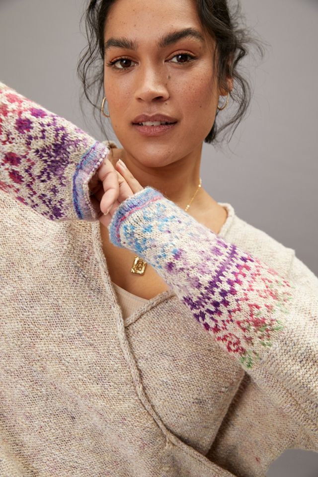 Pilcro Drew Surplice Sweater #6