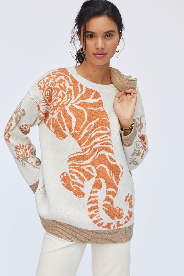 Sweater on sale with tiger