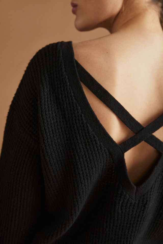 Maeve Cross-Back Sweater #2