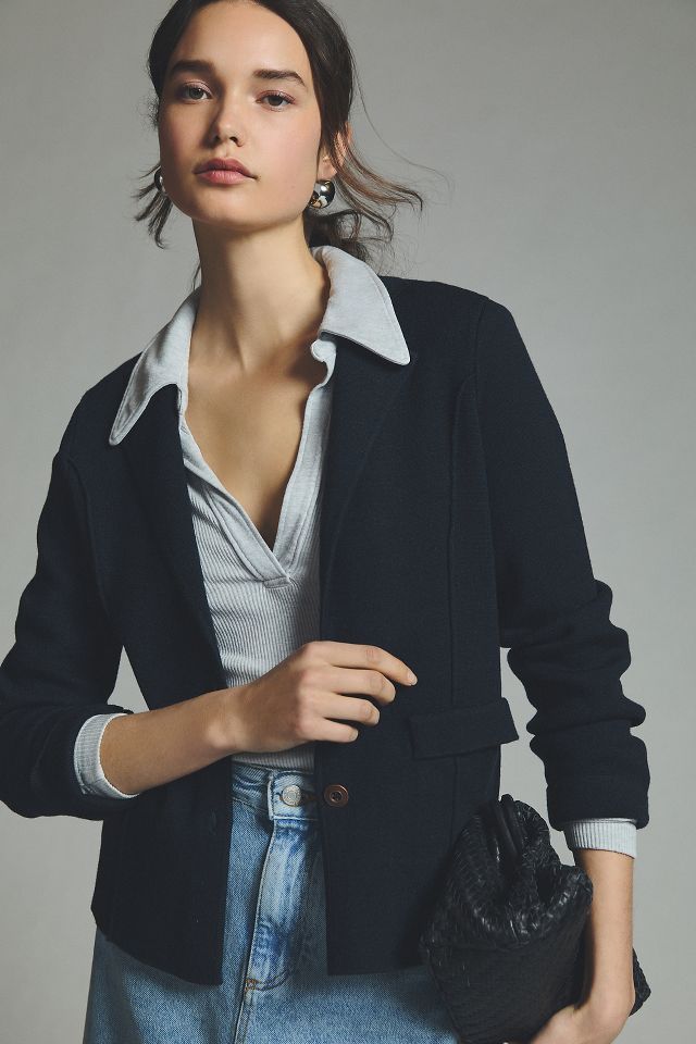 Sweater on sale blazer womens