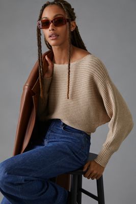 By Anthropologie Ribbed Pullover Sweater