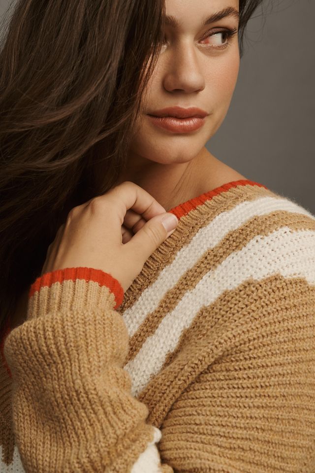 Maeve Slouchy Plunging V-Neck Pullover Sweater #10